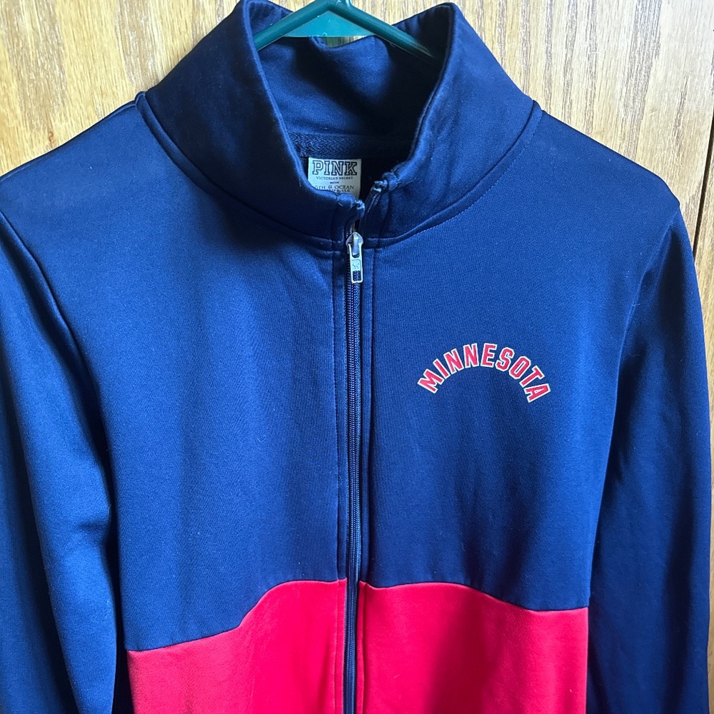 Victoria secret MN Twins zip up